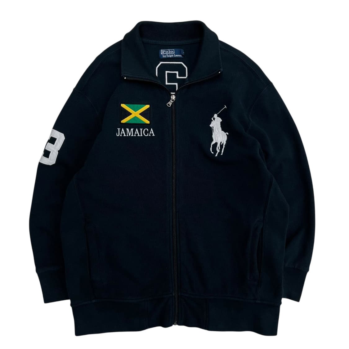 폴로 랄프로렌 빅포니 니트 반집업 XL 상품이미지4