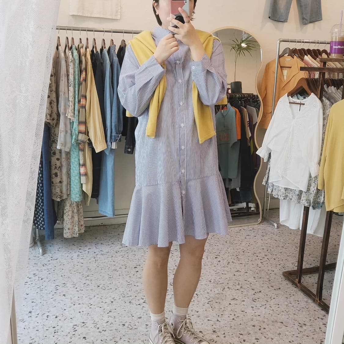 Forme 플레어 셔츠 원피스 상품이미지9