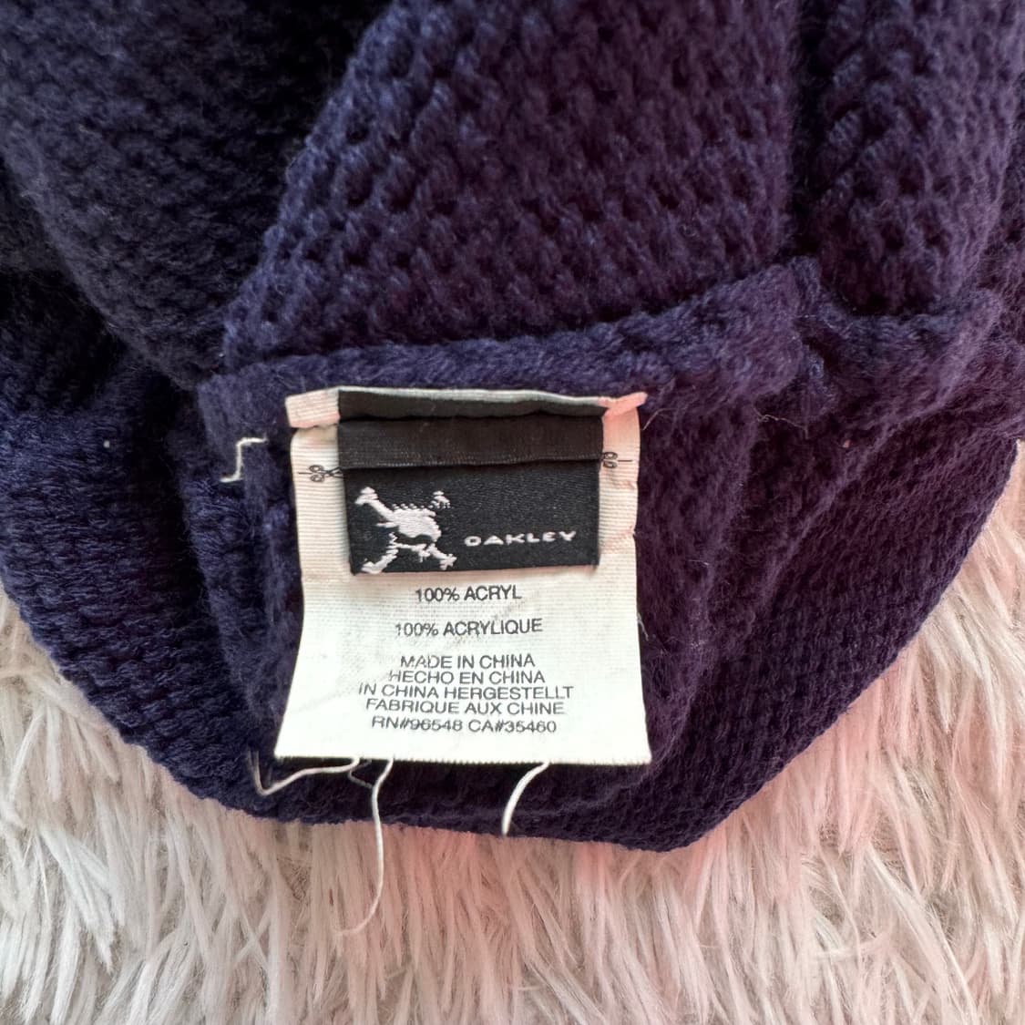 OAKLEY 일본빈티지 y2k 니트 모자 오클리 모자 롱비니 free 상품이미지4
