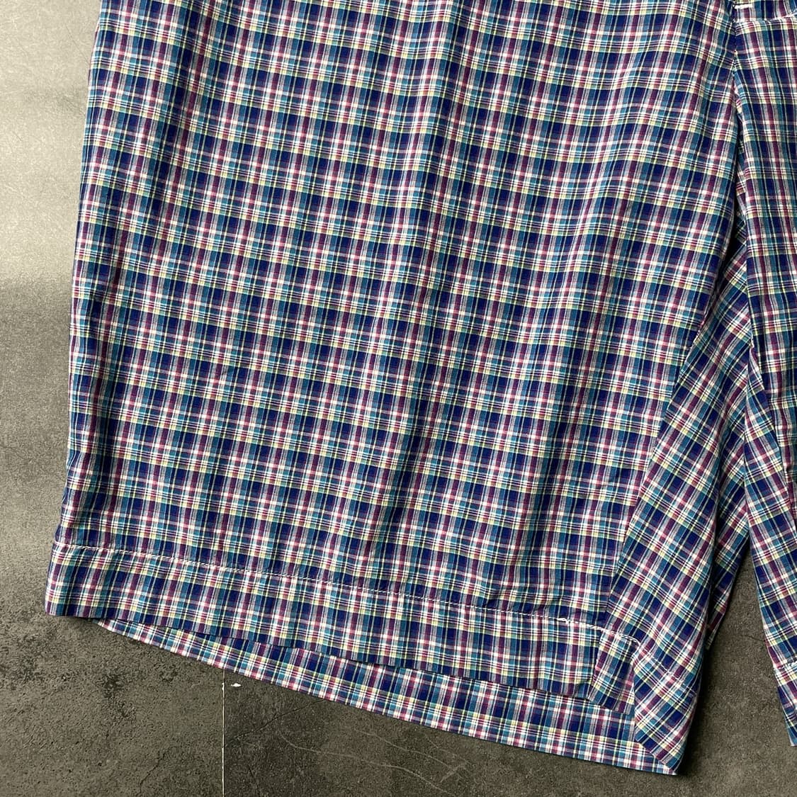 RALPH LAUREN 랄프로렌 빈티지 블루 체크 하프팬츠 A01072 상품이미지4