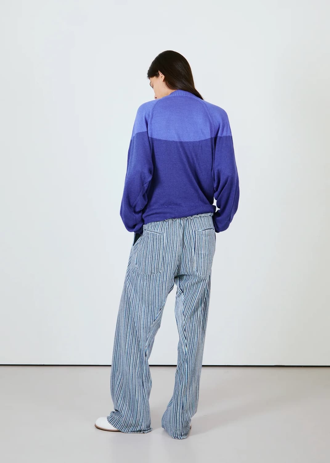 [1,2,3]에드워드 커밍 Half Moon Racer 가디건/블루 상품이미지4