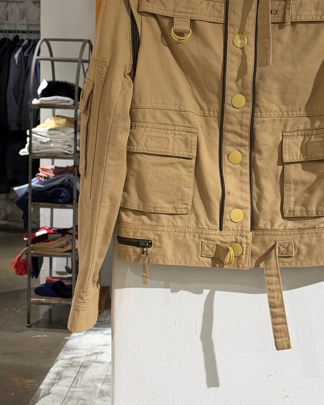 마크 제이콥스 베이지 포켓 워크 자켓 상품이미지5