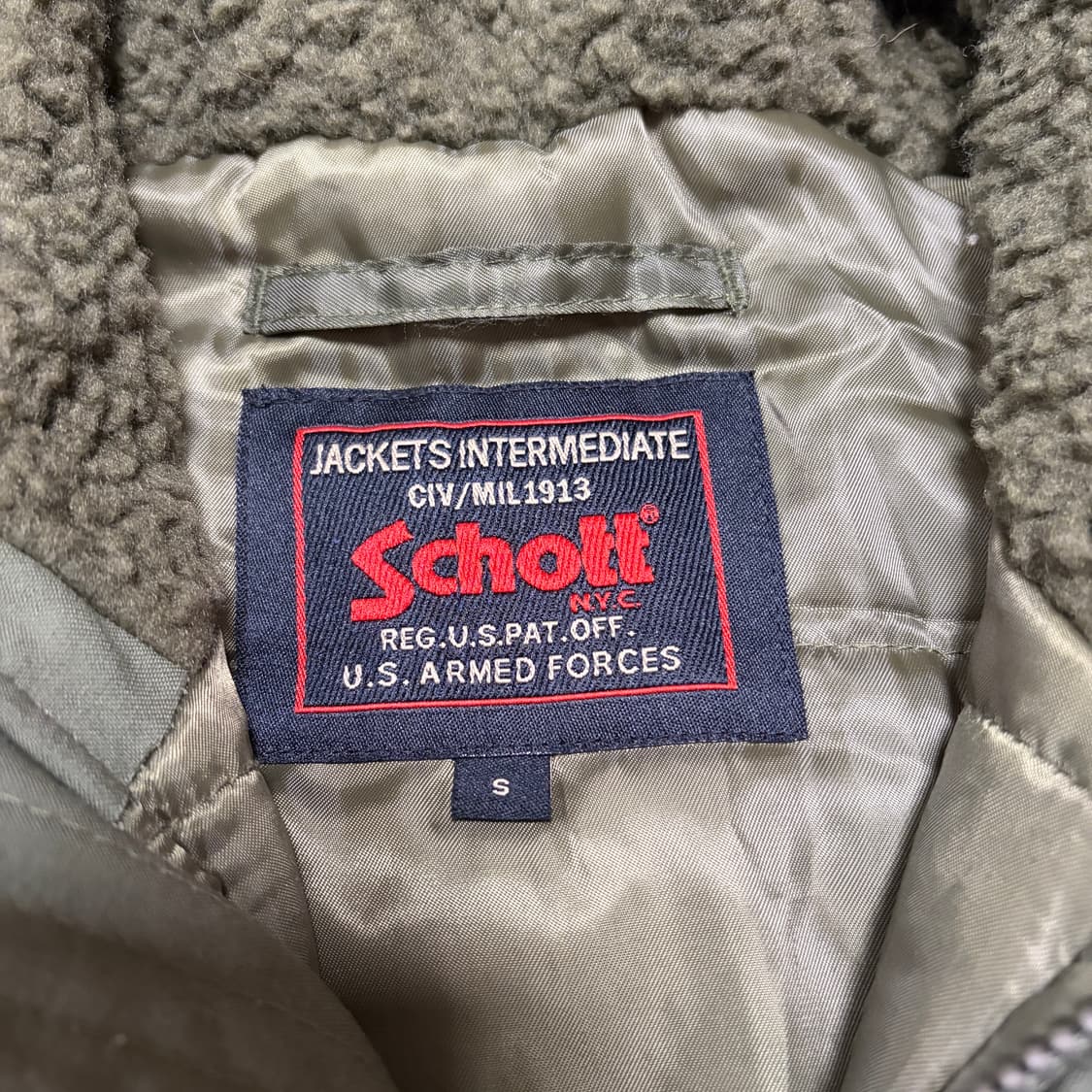 쇼트)Schott NYC N3B 라쿤 야상 파카 상품이미지8