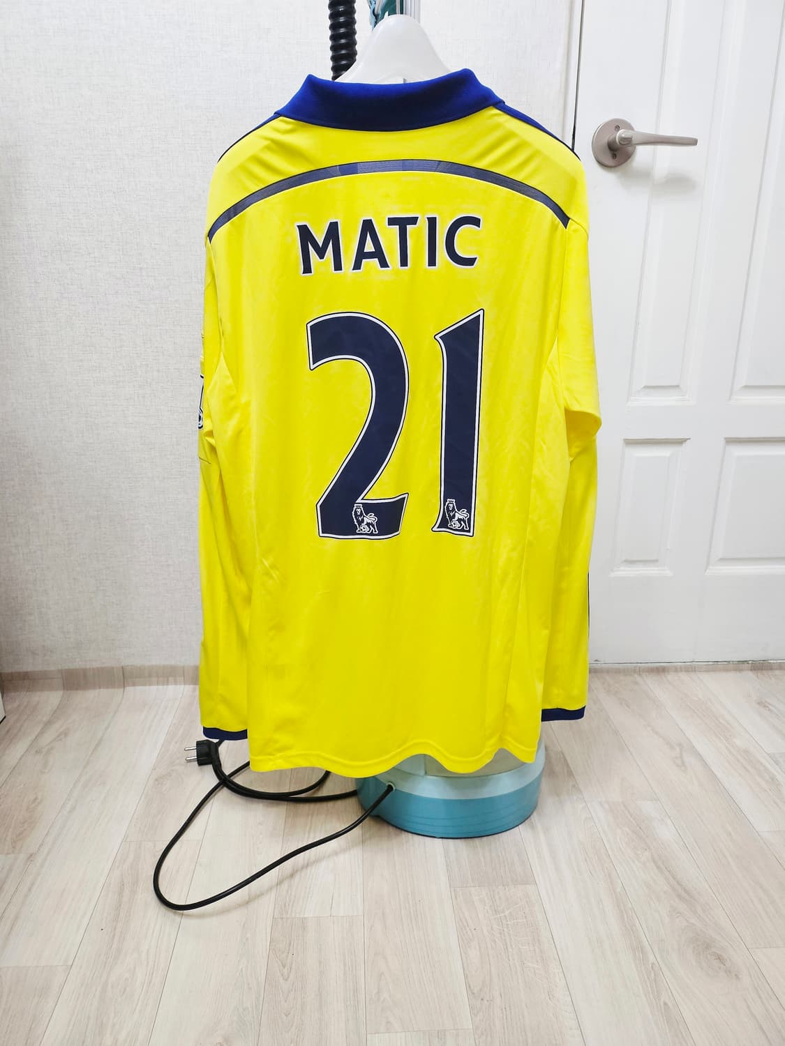 (100~105)L아디다스 첼시14~15EPL풀마킹 네마냐마티치긴팔유니폼 상품이미지8