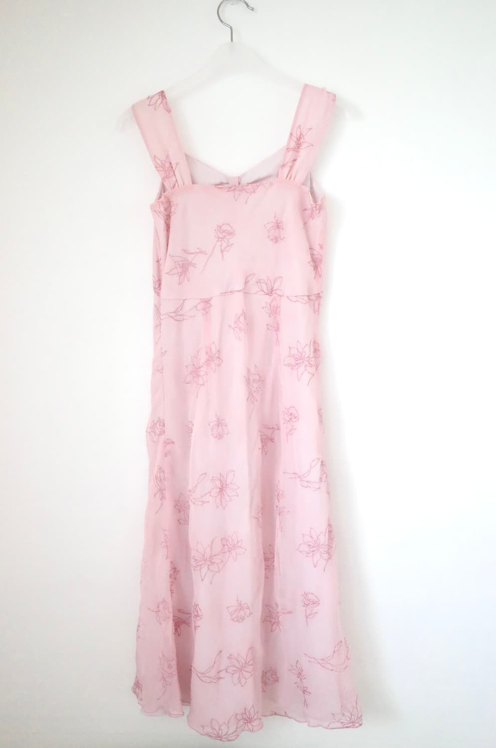 wndress 빈티지 쉬폰 리본 드레스 상품이미지4