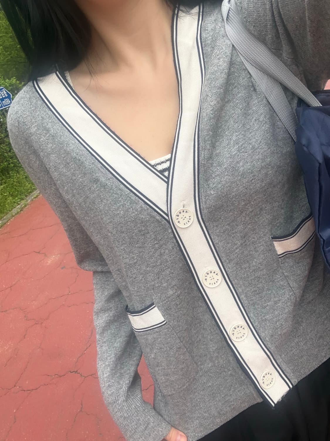 산드로 그레이 가디건 상품이미지2