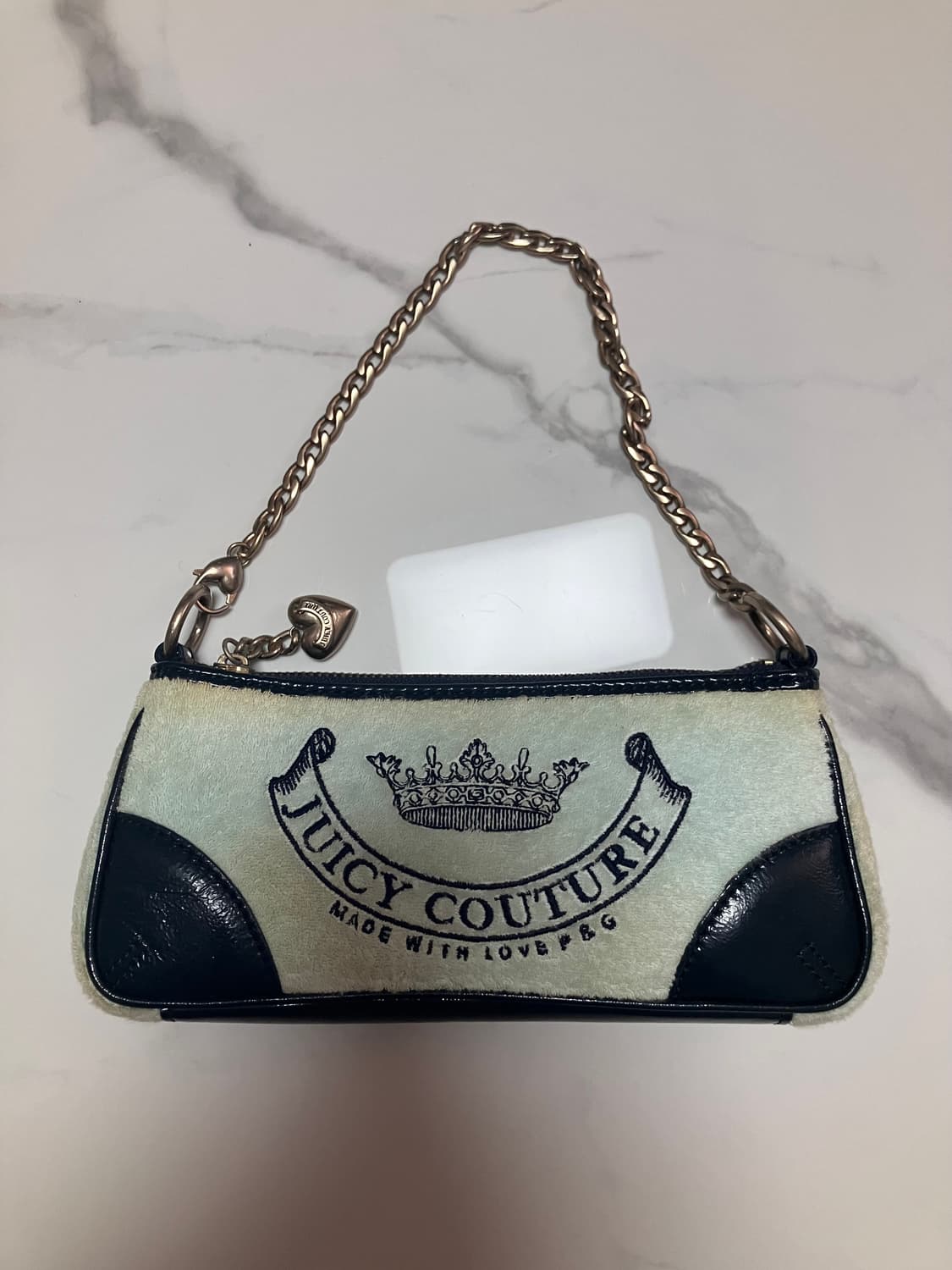 y2k 쥬시 꾸뛰르 테리 미니 체인 숄더백 상품이미지1