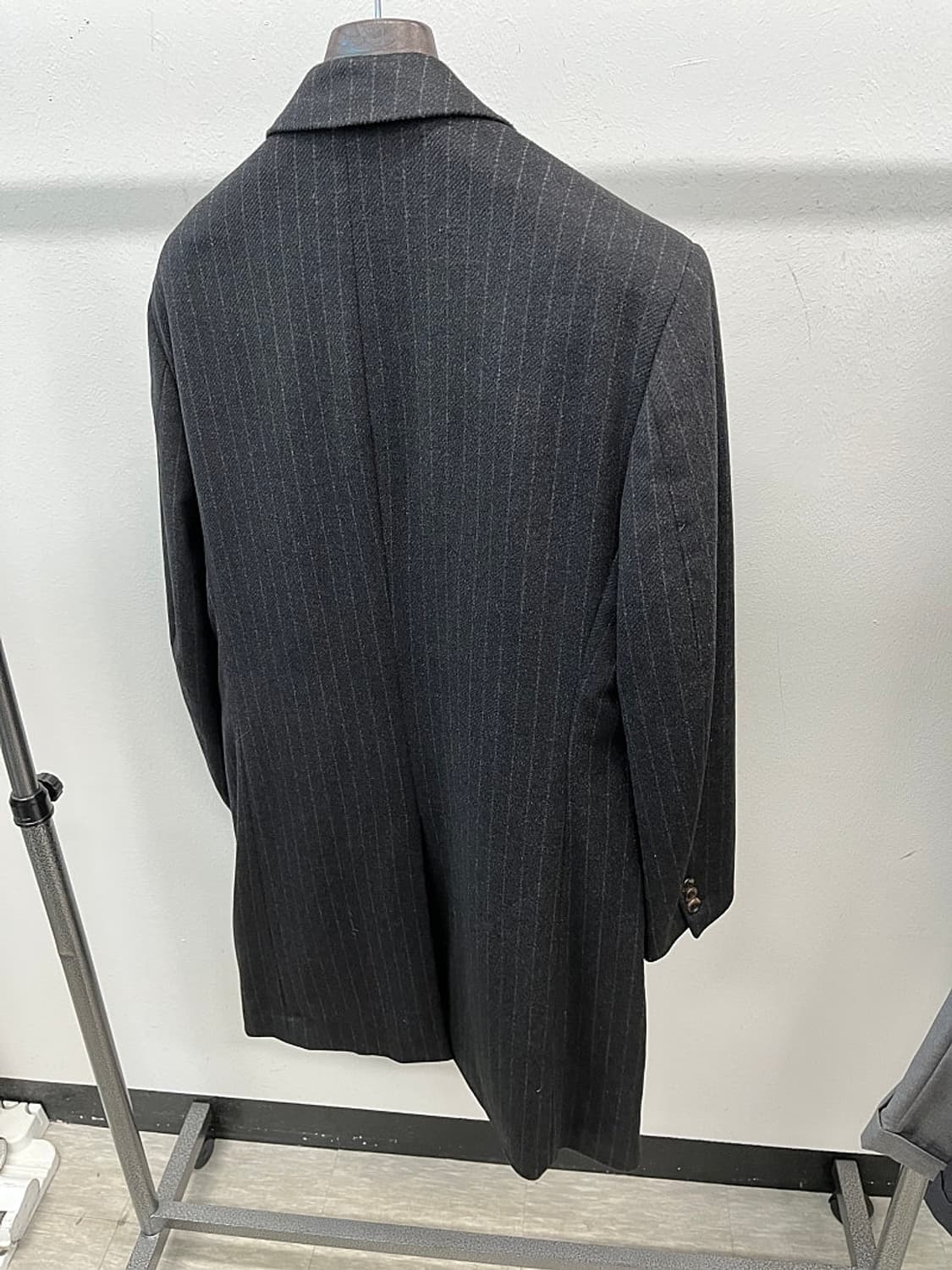 105) 닥스 스트라이프 캐시미어100% 코트 상품이미지8