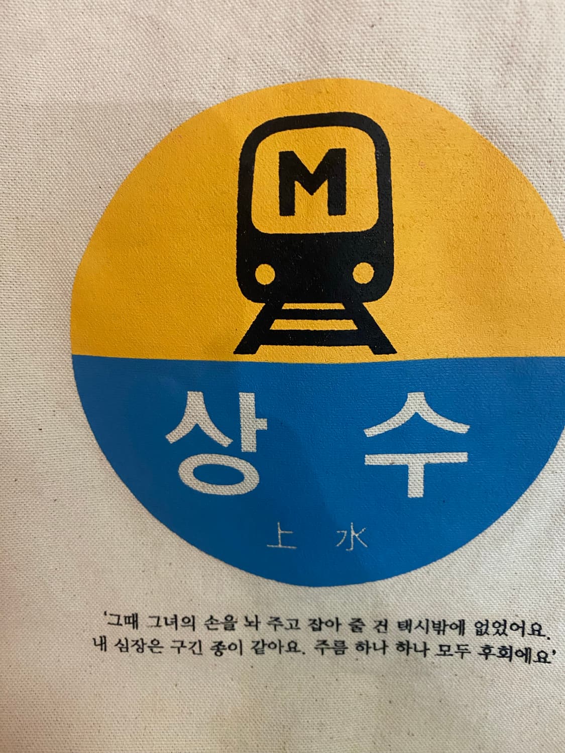 검정치마 상수역 에코백 상품이미지2
