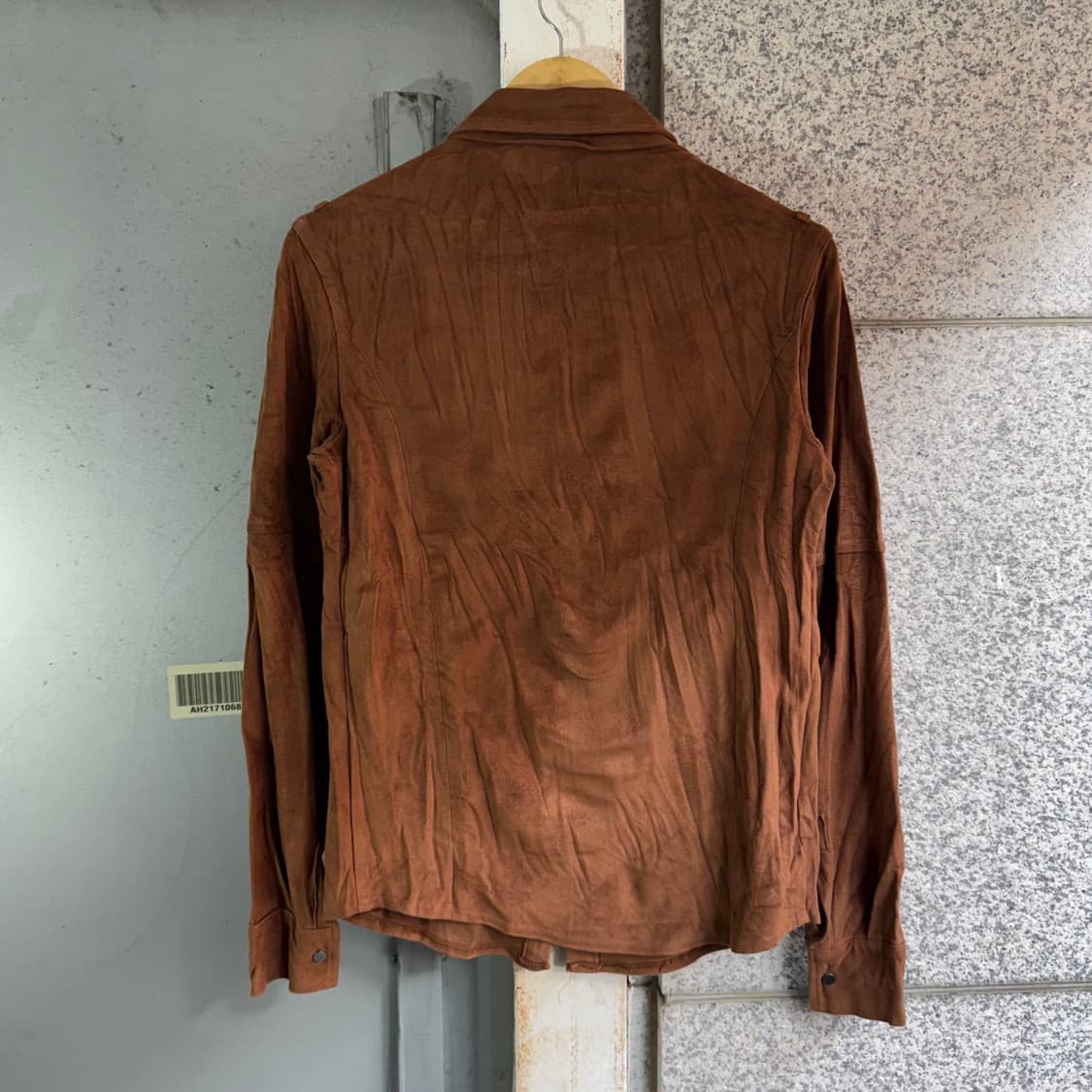 어나더샵 투포켓 웨스턴 스웨이드 셔츠 상품이미지2