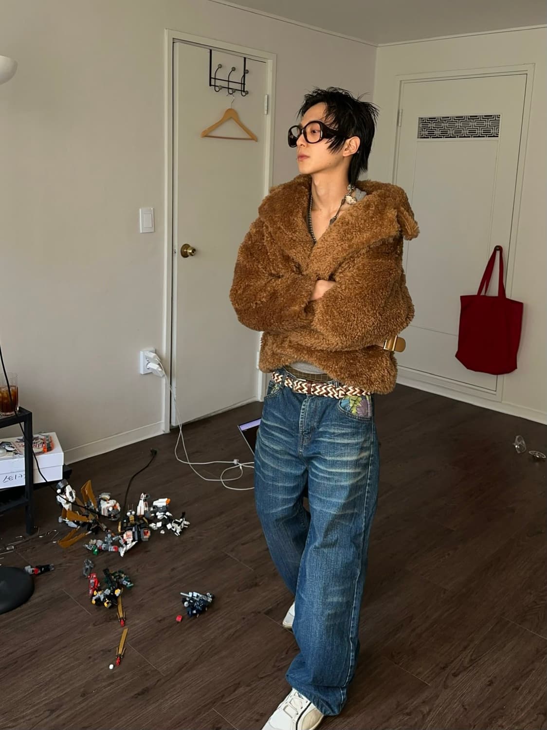 TT Studio 오버 사이즈 테디 플리스 자켓 상품이미지6