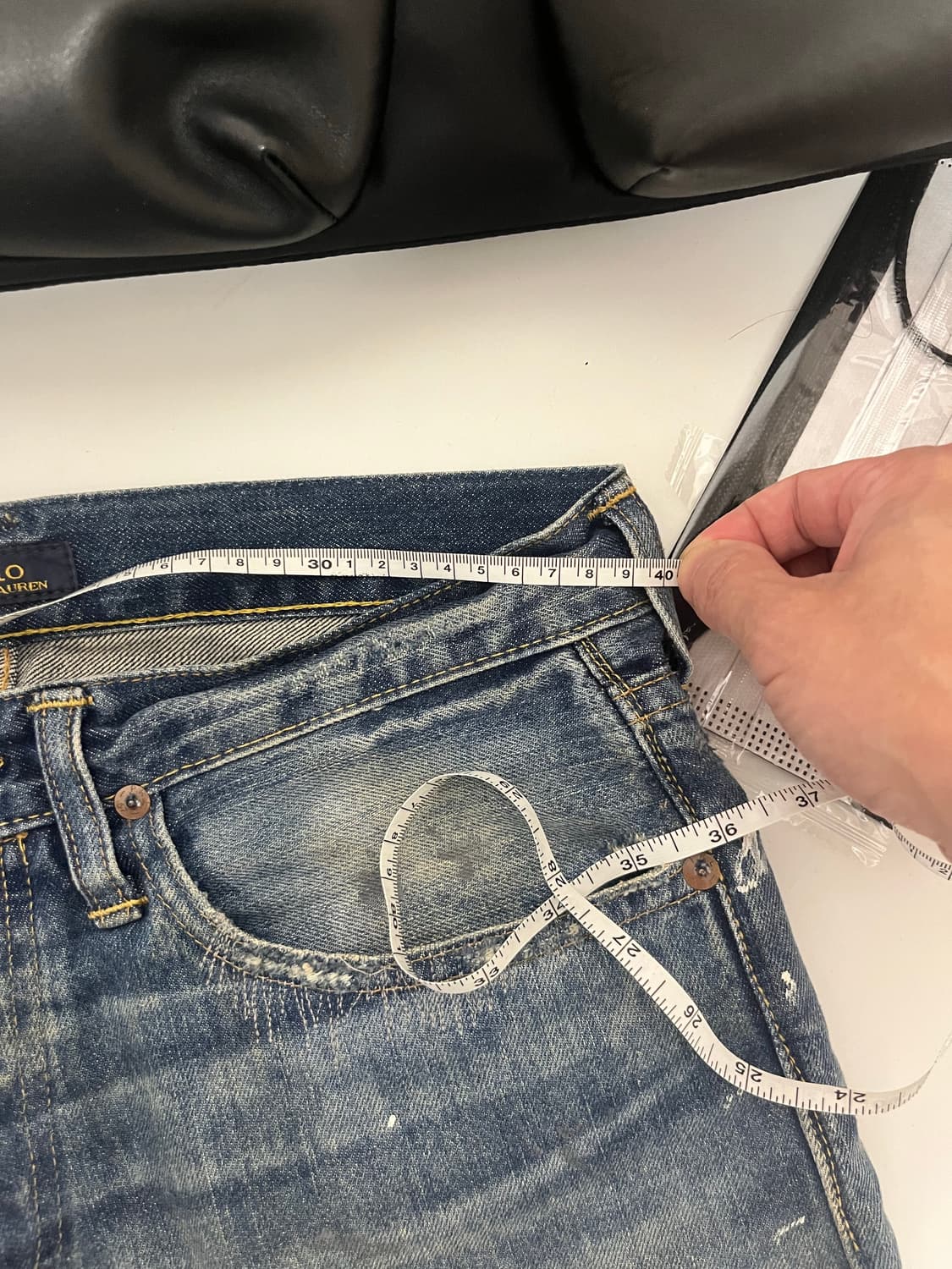 폴로 빈티지클래식 디스트레스트 데님 29/30 상품이미지5