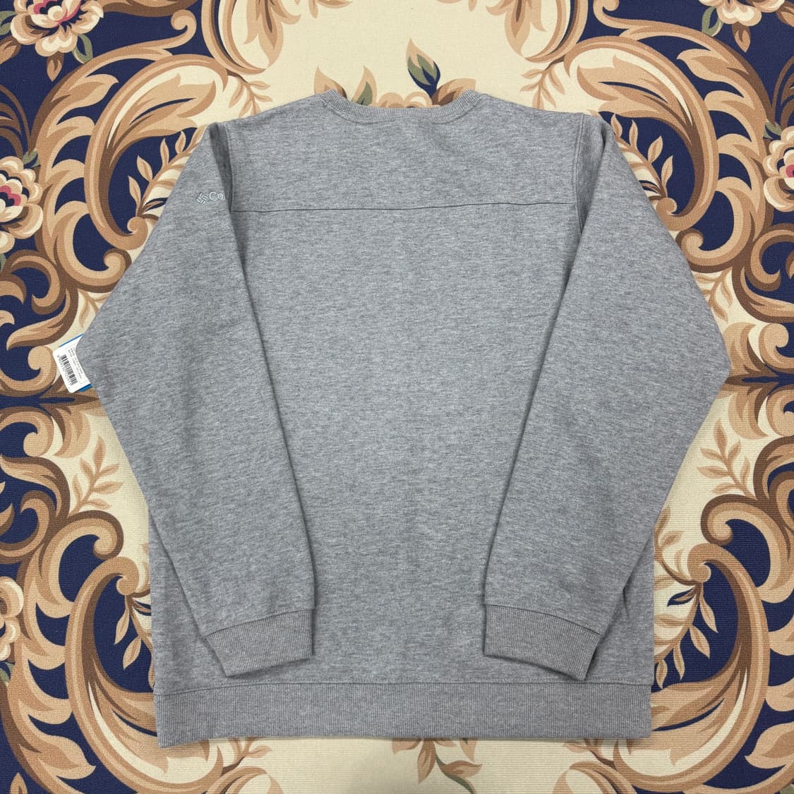 (L)콜롬비아 Columbia 빅로고 맨투맨(그레이,새상품) 상품이미지5