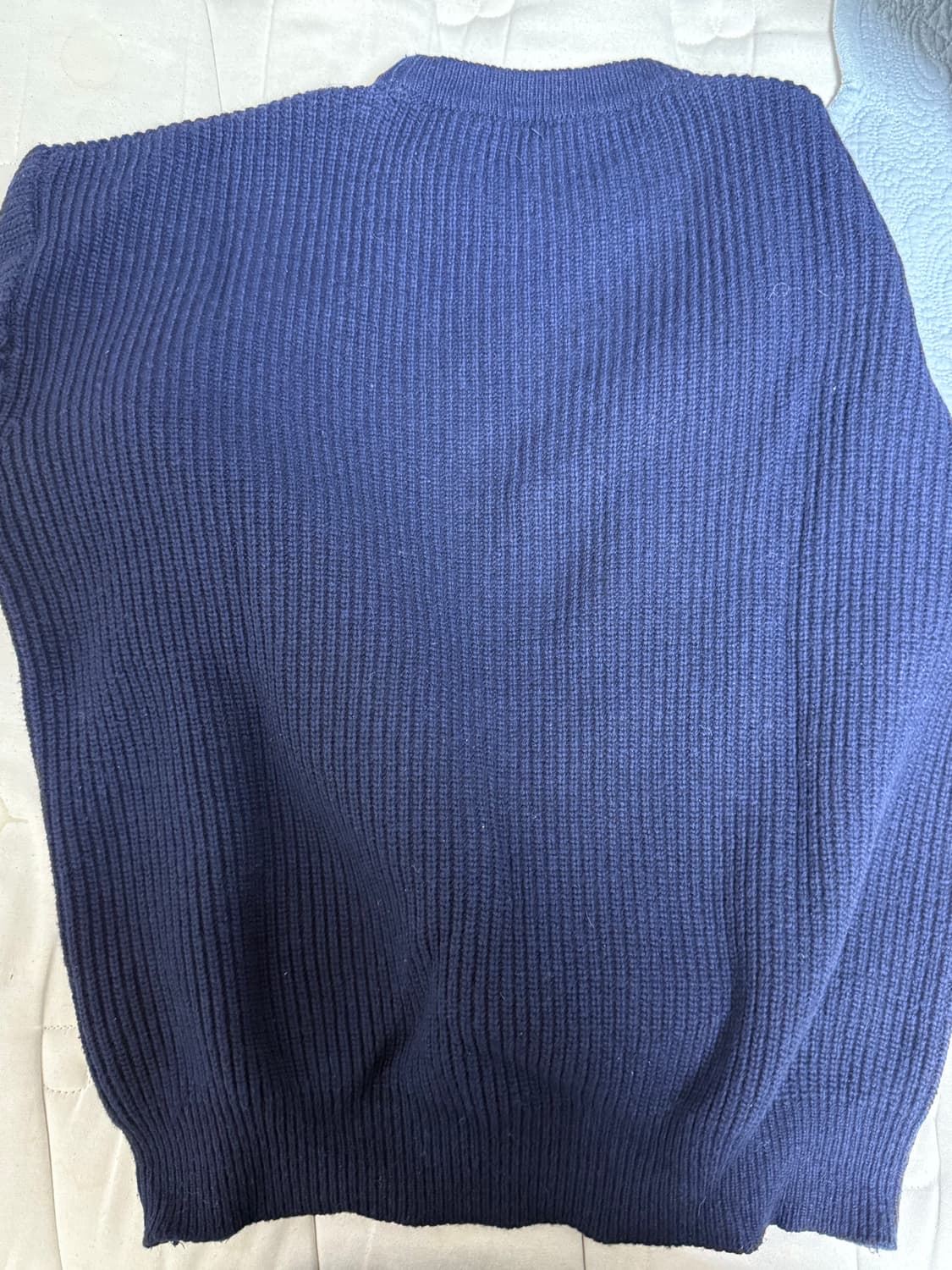 테이크이지 램스울 오버 네이비 니트 상품이미지2