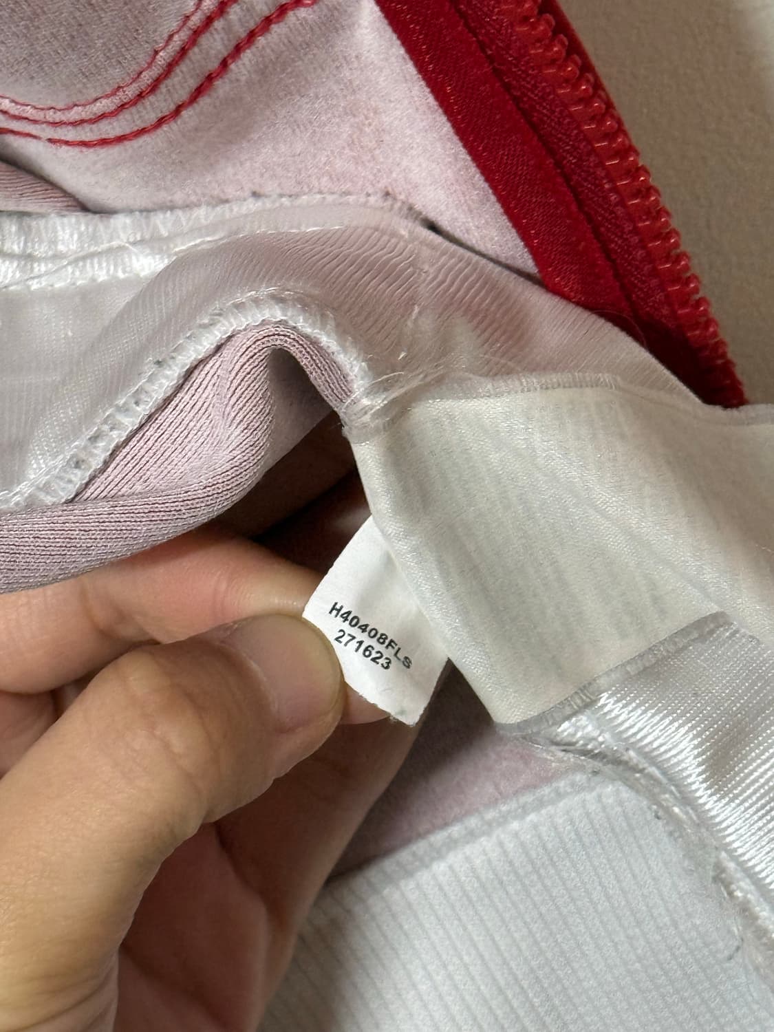 나이키 y2k 빈티지 레드 배색 트랙집업 M 상품이미지8