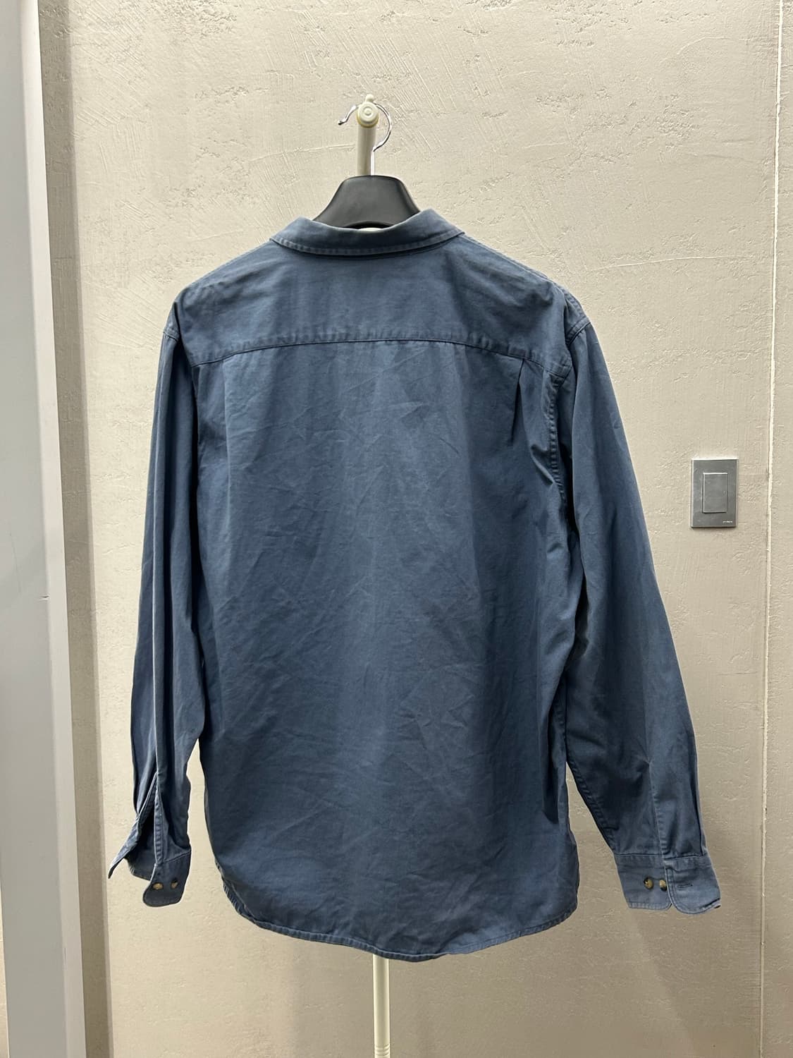 랭글러(wrangler) 블루 긴팔 셔츠 상품이미지3