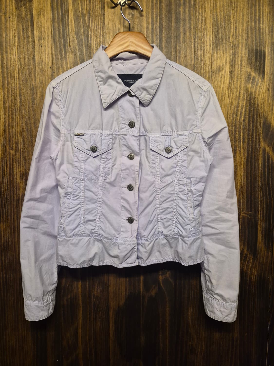 BURBERRY PURPLE CROP SHIRT 상품이미지2