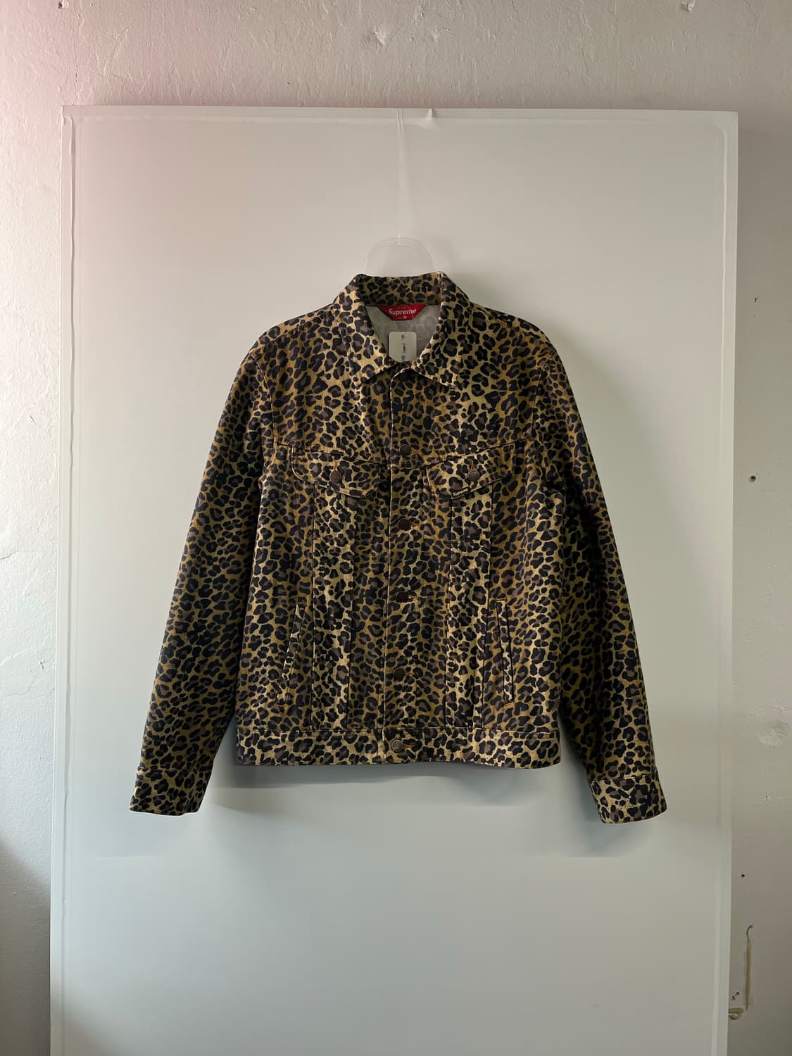 2015SS 슈프림 레오파드 트러커 자켓 상품이미지1