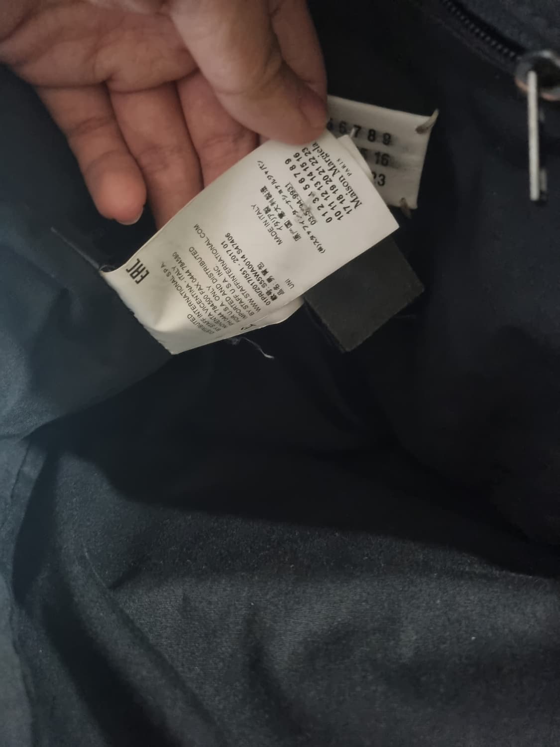 Maison Margiela 17ss backpack black 상품이미지5