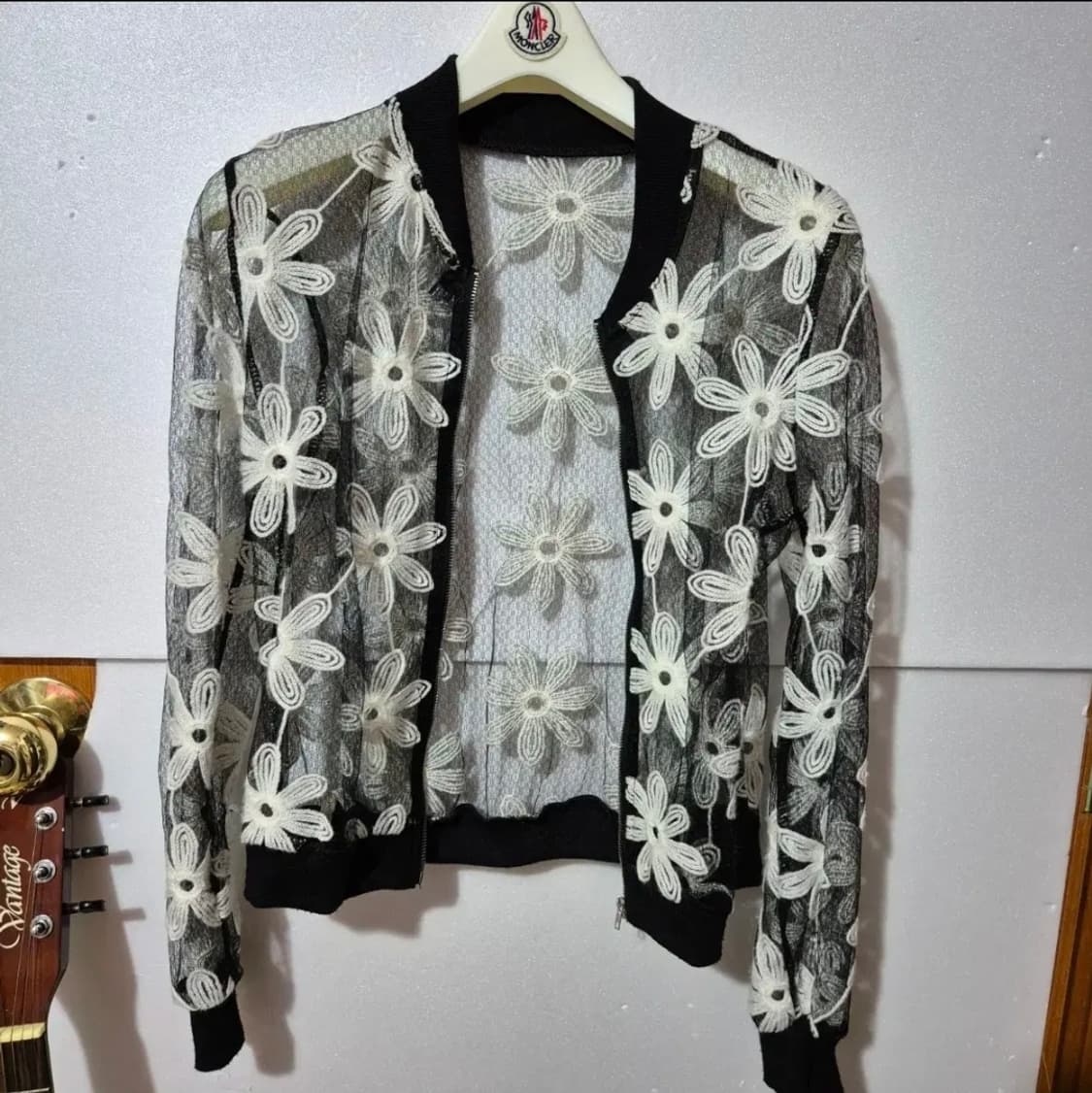 332 ) 핸드메이드 시스루 자켓 가디건 최상급 상품이미지3