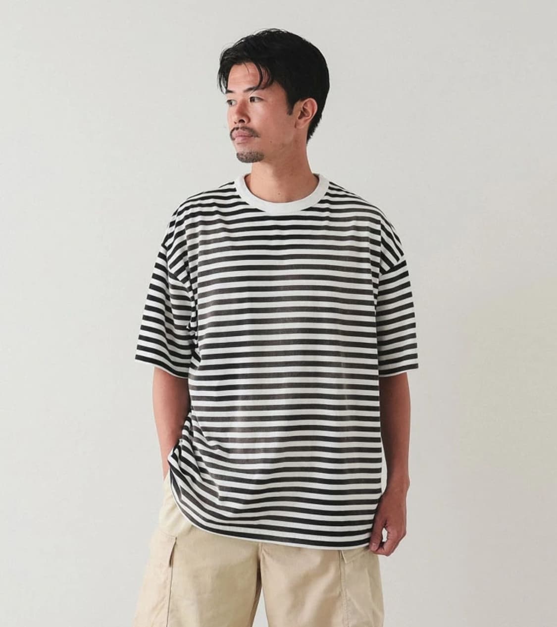 BEAMS - FADE BORDER T SHIRT 상품이미지3