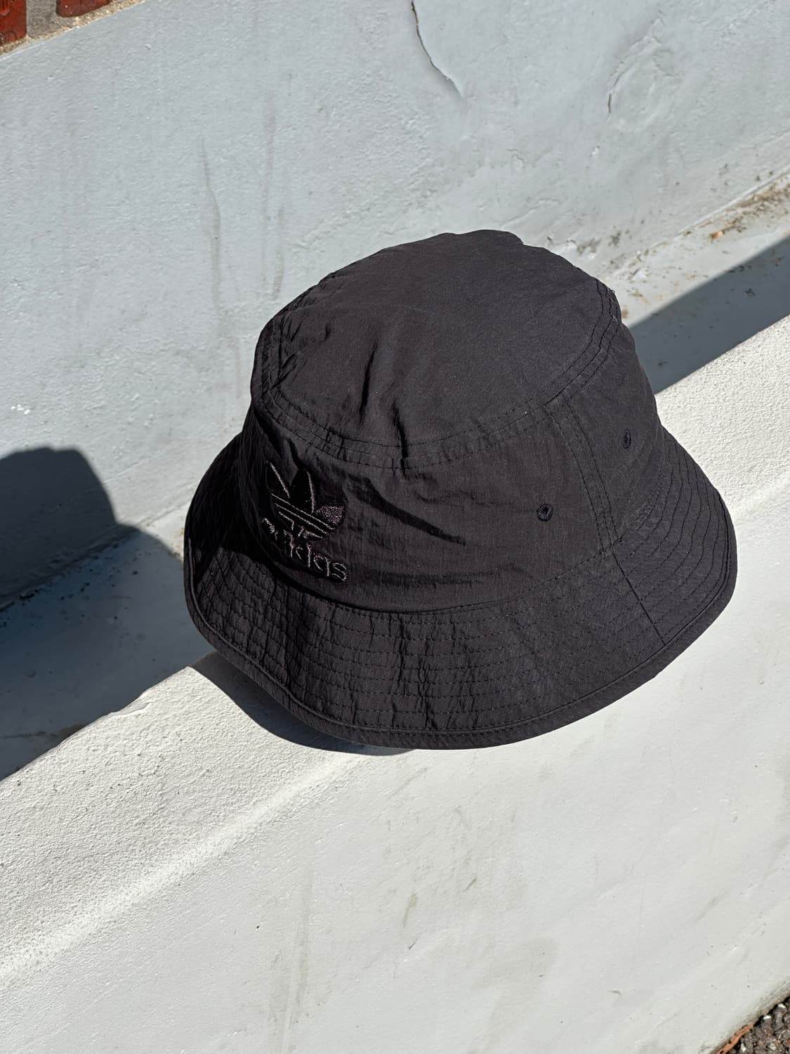 [M] 아디다스 오리지널 블랙 버킷햇 트레포일 벙거지 모자 상품이미지2