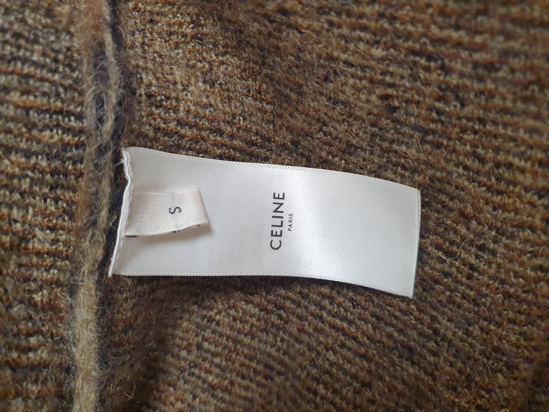 CELINE Cardigan In Brushed Mohair Brown 상품이미지4