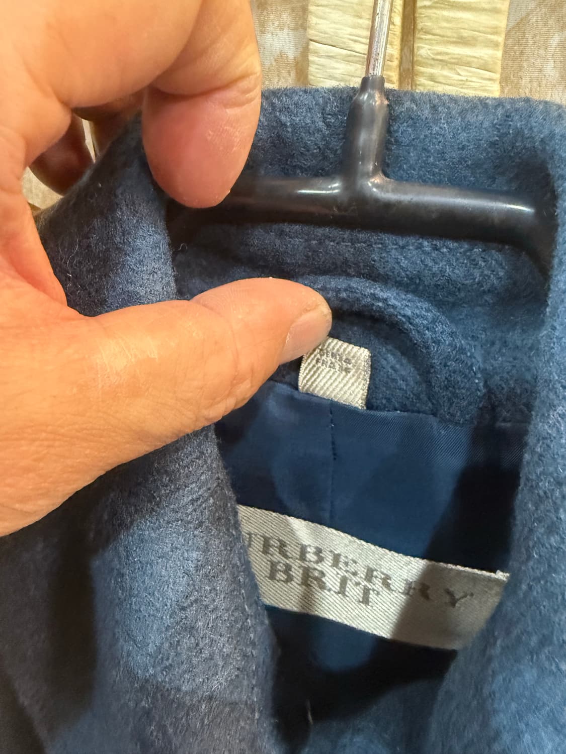 55 정품 버버리 체크 코트 팝니다 상품이미지3