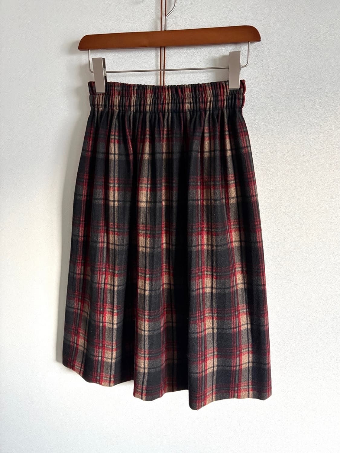 check patterned banding skirt 상품이미지7