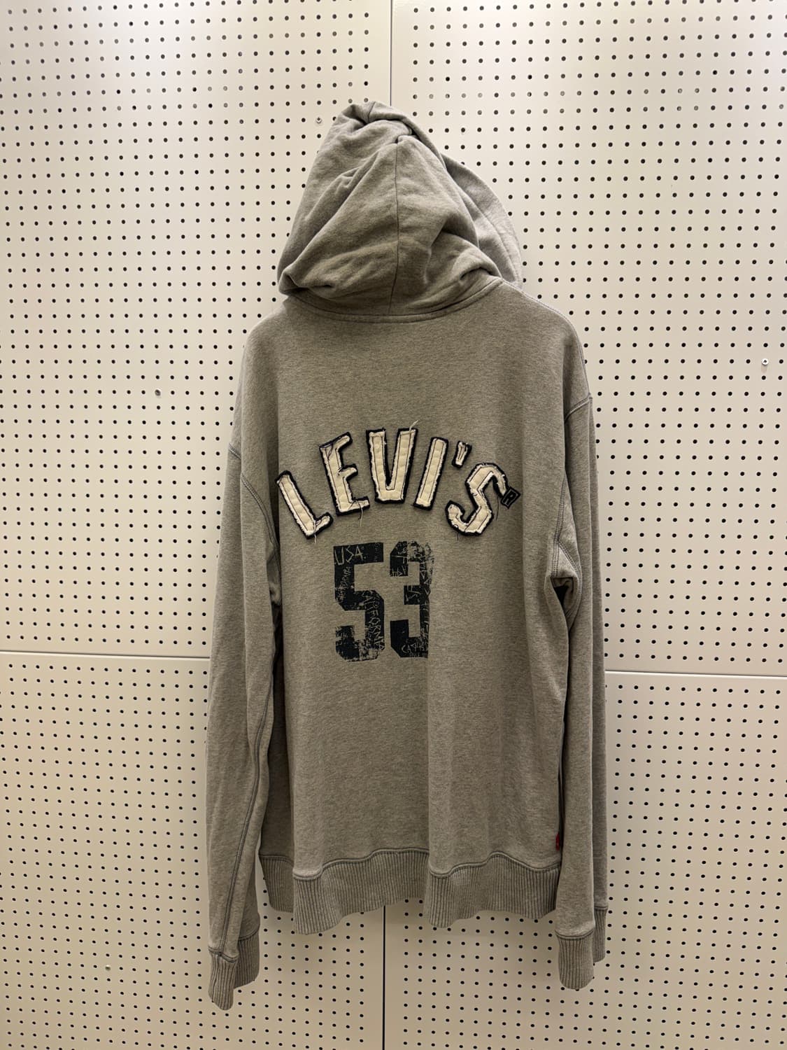 리바이스 백로고 그레이 후드집업 U928 상품이미지3