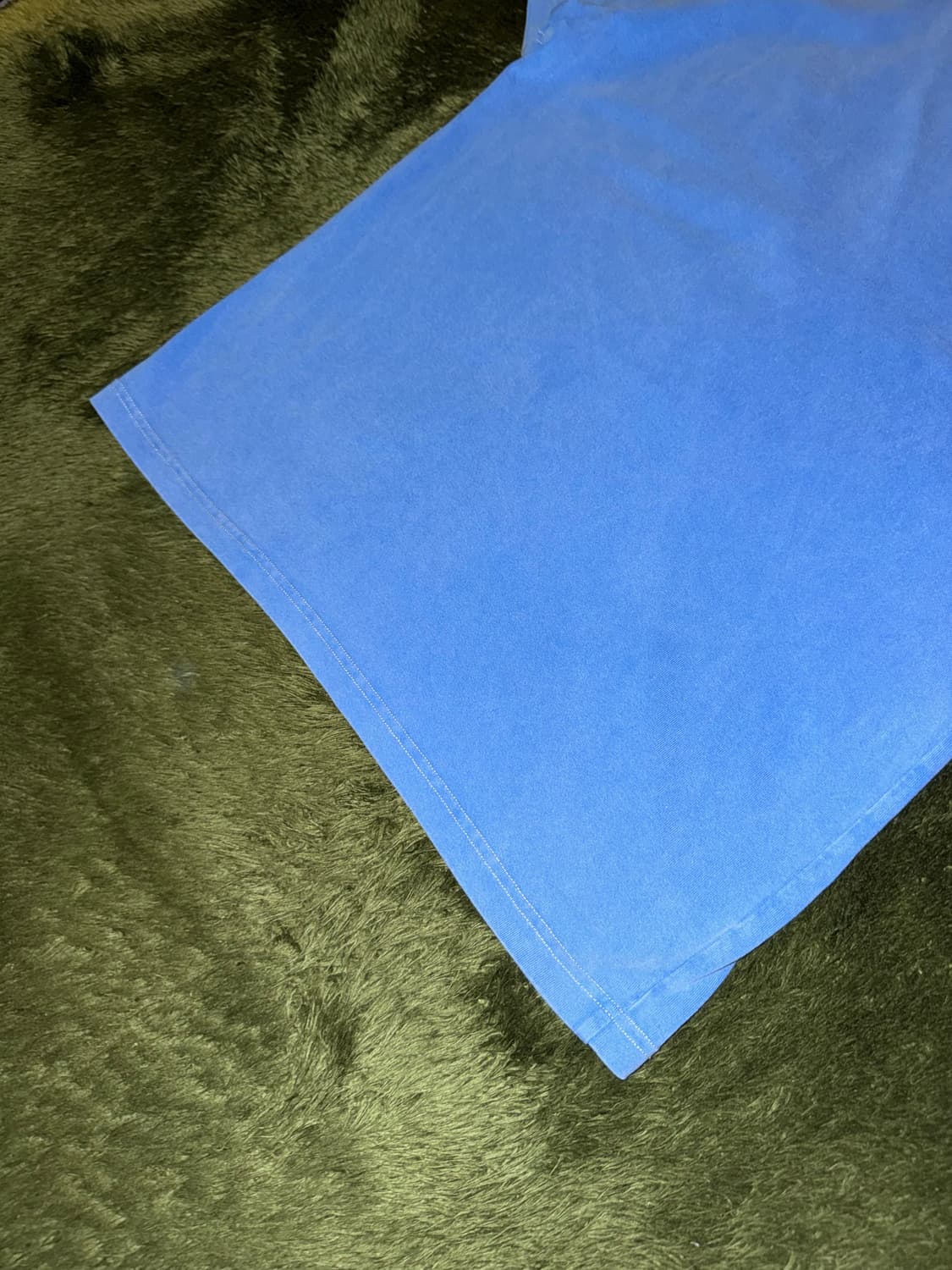 [M] Sunflower 선플라워 워시드 티셔츠 스카이 블루 상품이미지8