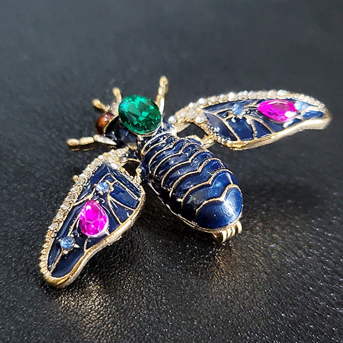 Cynthera 브로치 남자 여자 엔틱 빈티지 명품 고대 보석 벌 상품이미지4