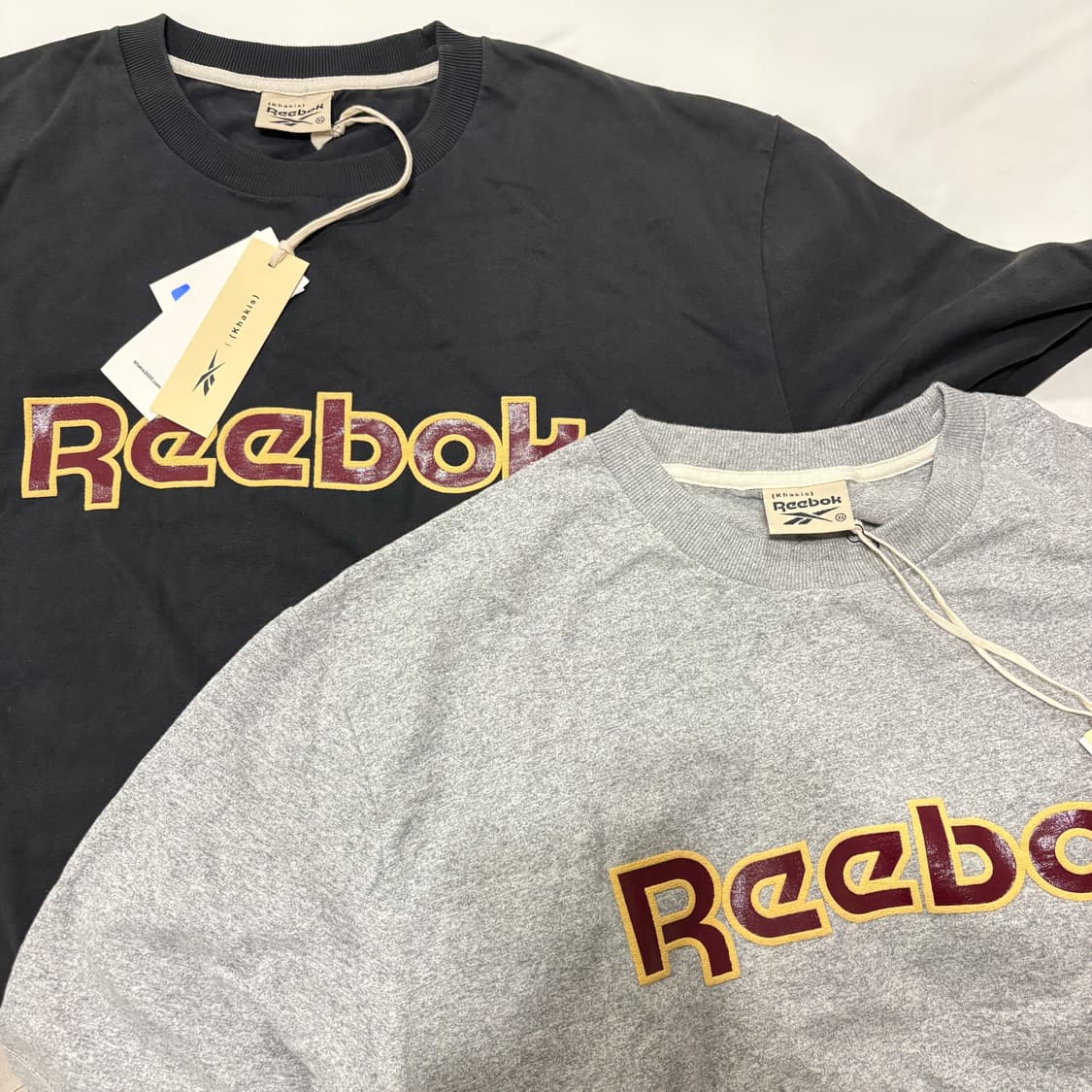 카키스X리복 Khakis RBK Faded Tee XL (블랙/그레이) 상품이미지3