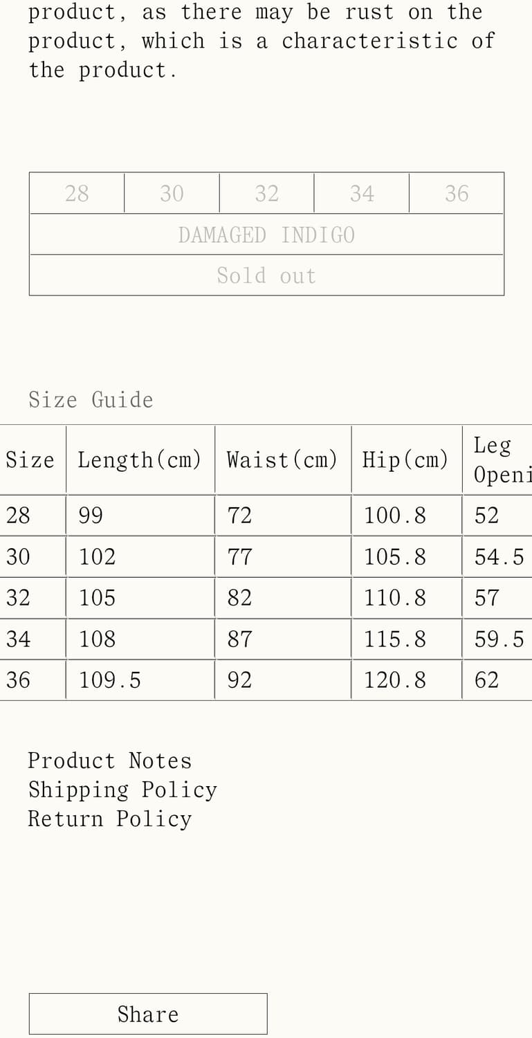 Taiga takahashi Lot.704   30size 상품이미지5