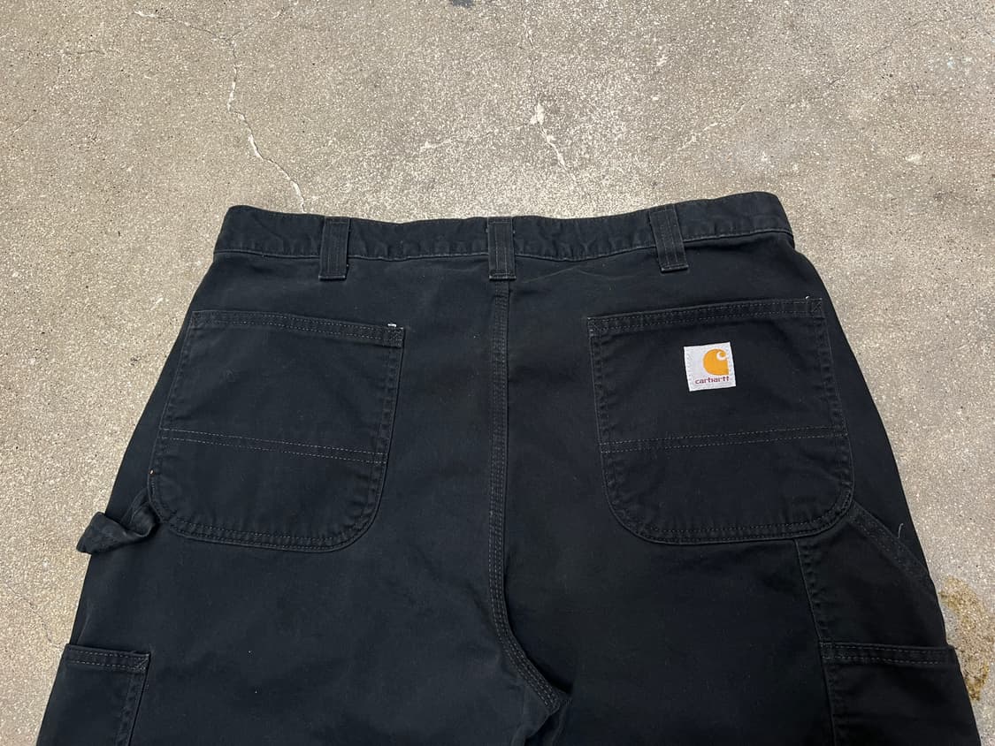 칼하트 피치 코튼 카펜터 워크 팬츠 블랙 상품이미지4