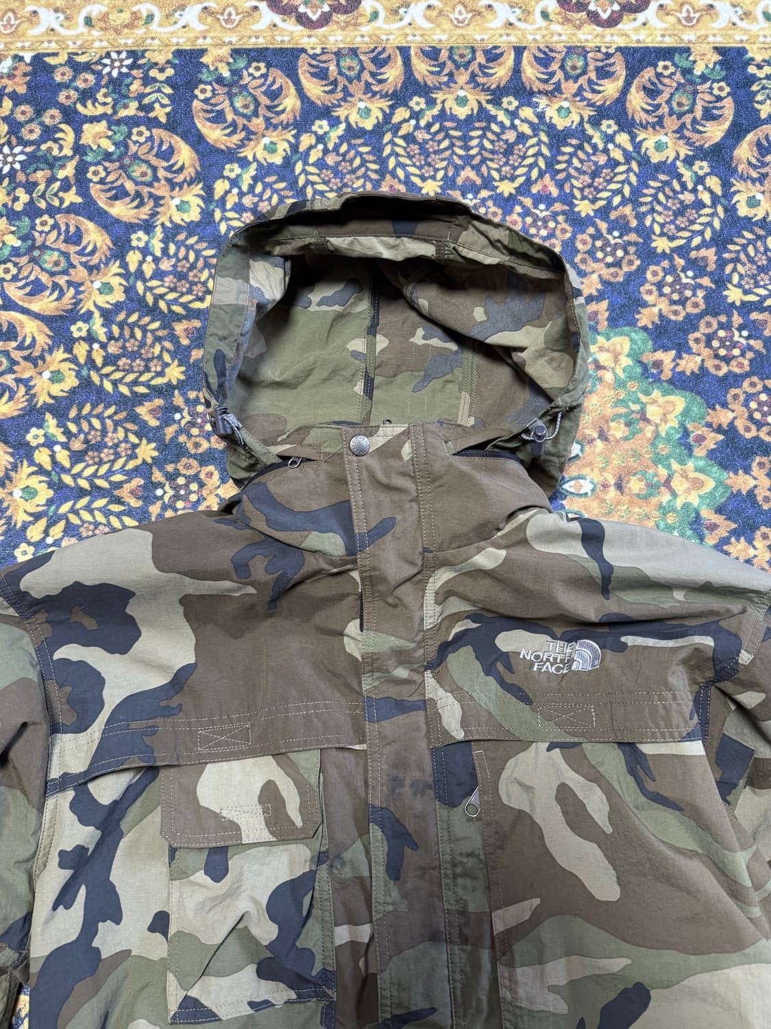 노스페이스 카모 바람막이 빈티지 상품이미지4