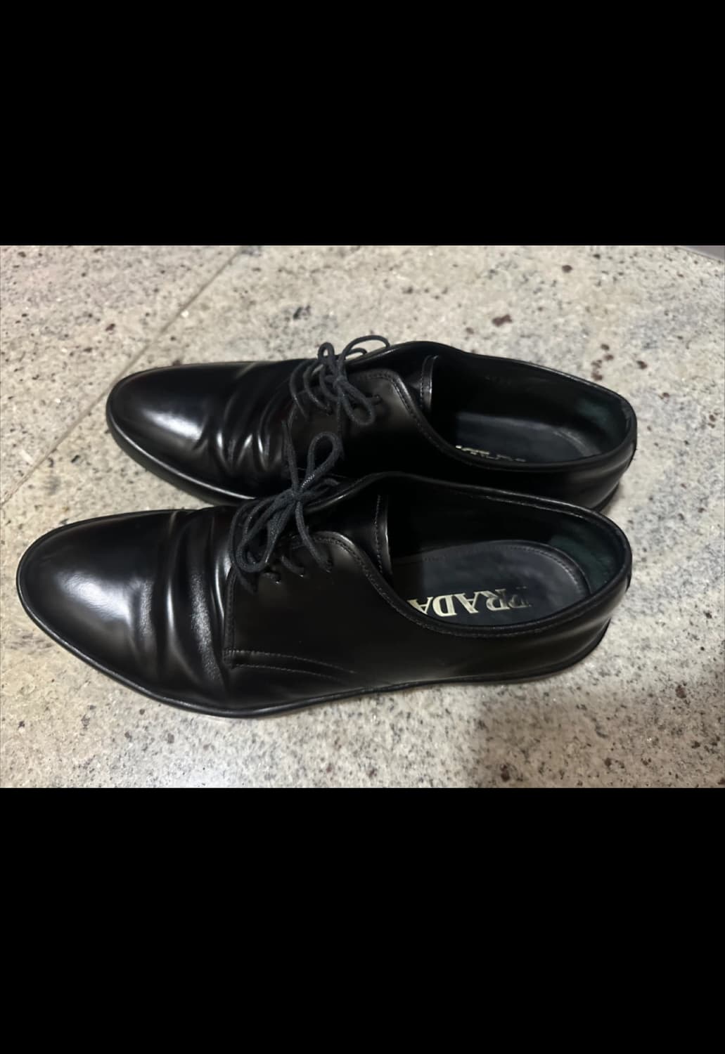 [프라다/빈티지] 플레인 토 더비 / 6.5 size 상품이미지1