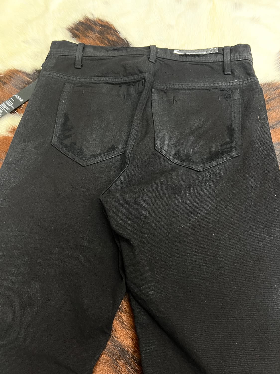 Julius 18FW 세미 커브드 디스트레스 진 상품이미지9