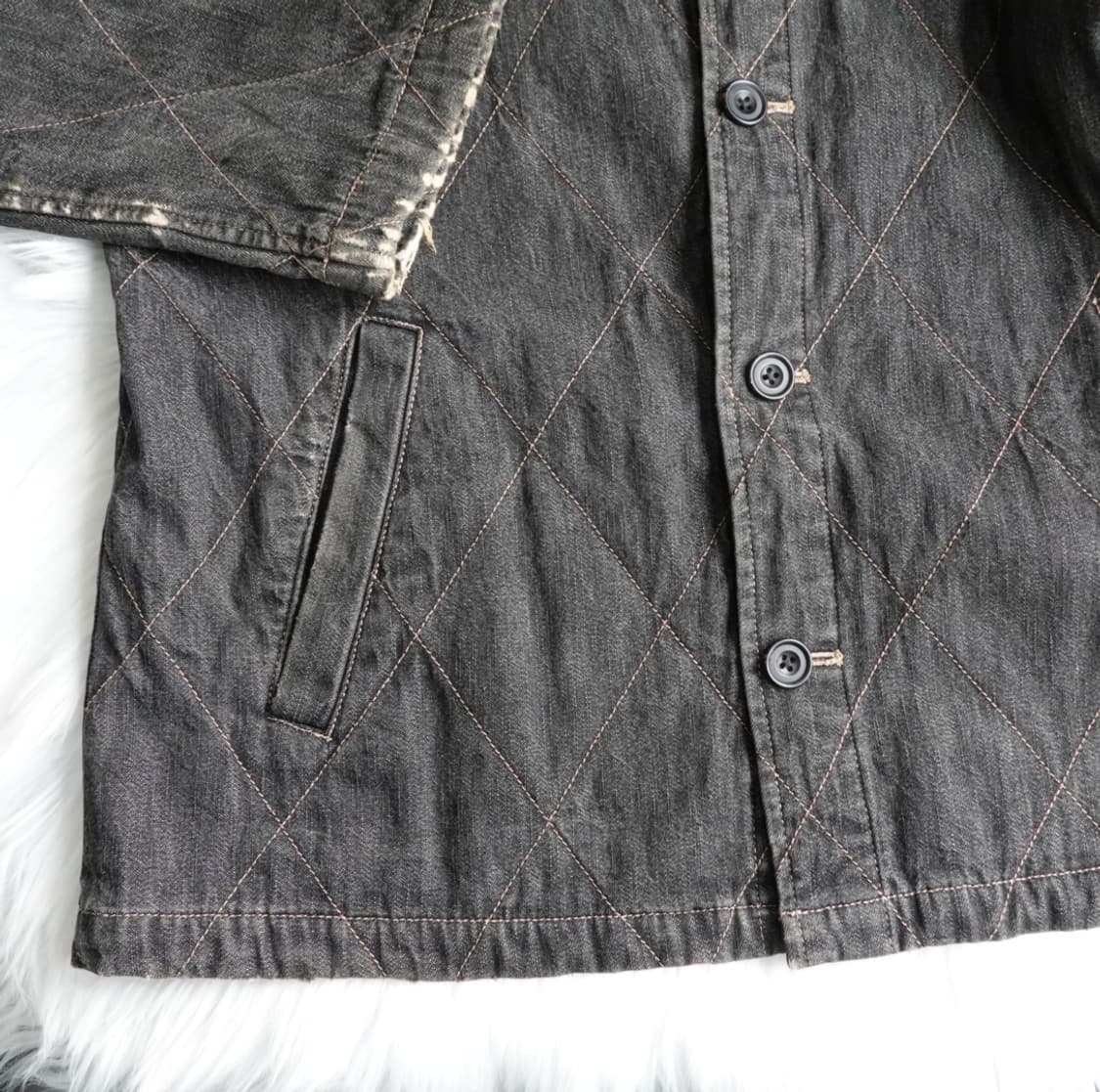 타케오 키쿠치(TAKEO KIKUCHI) 퀼팅 데님 자켓 1918 상품이미지6