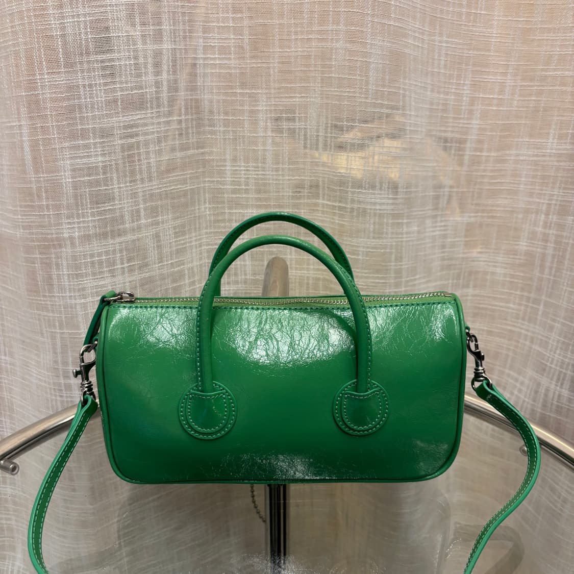 정품 마지셔우드 크링클백 그린     상품이미지2