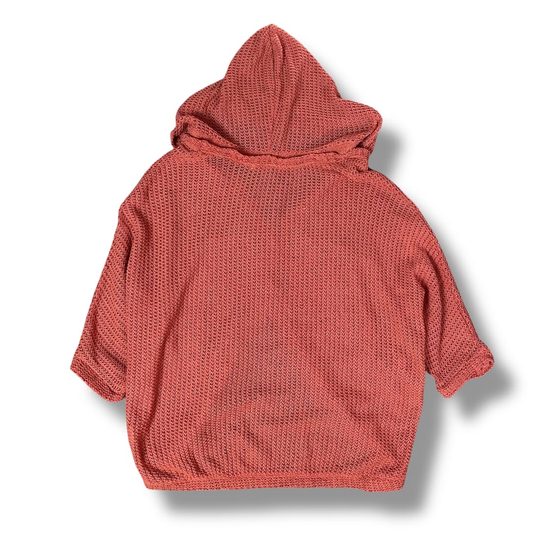 올리브 데 올리브 레이스 프릴 오렌지 니트 숏가디건 상품이미지2