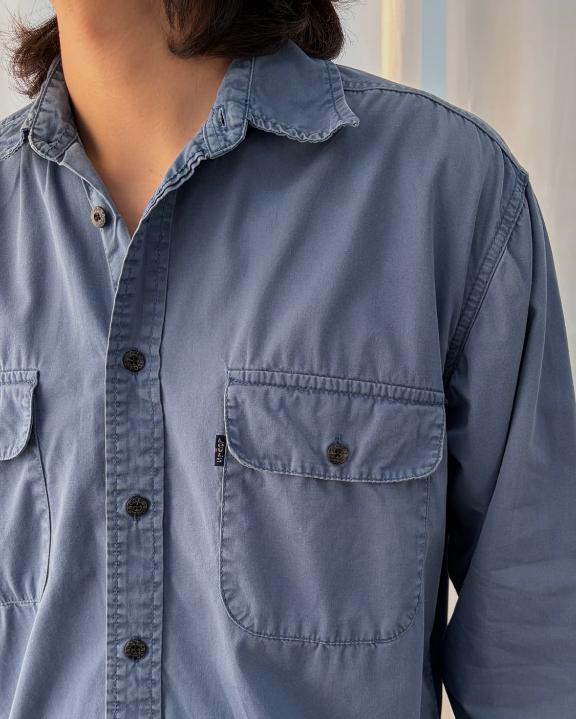 [M]리바이스 90s 인디고 블루 워크 셔츠 상품이미지3