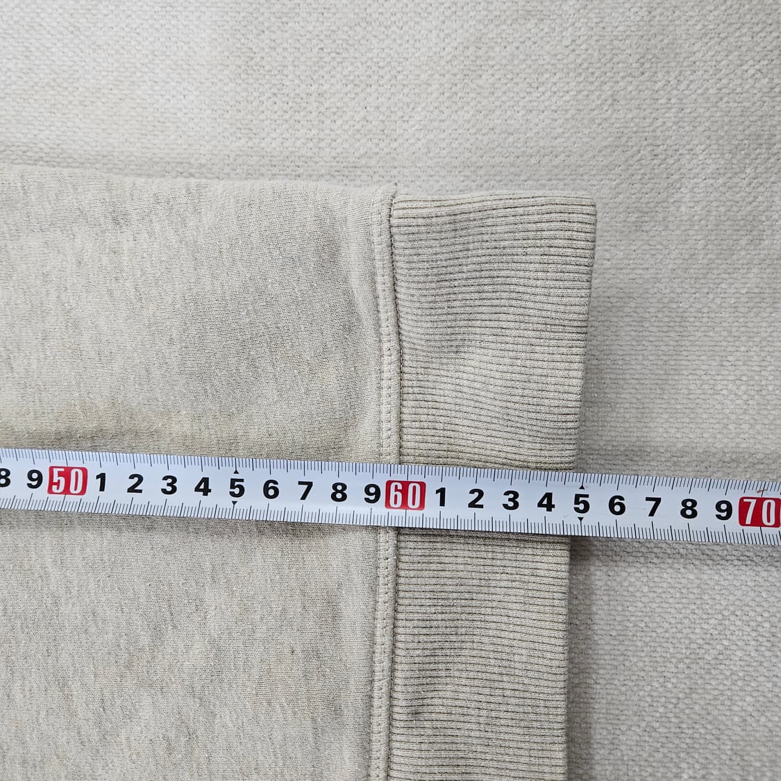 [L/G] 타미힐피거 기모 베이지 스몰로고 맨투맨 0115YH1 상품이미지10