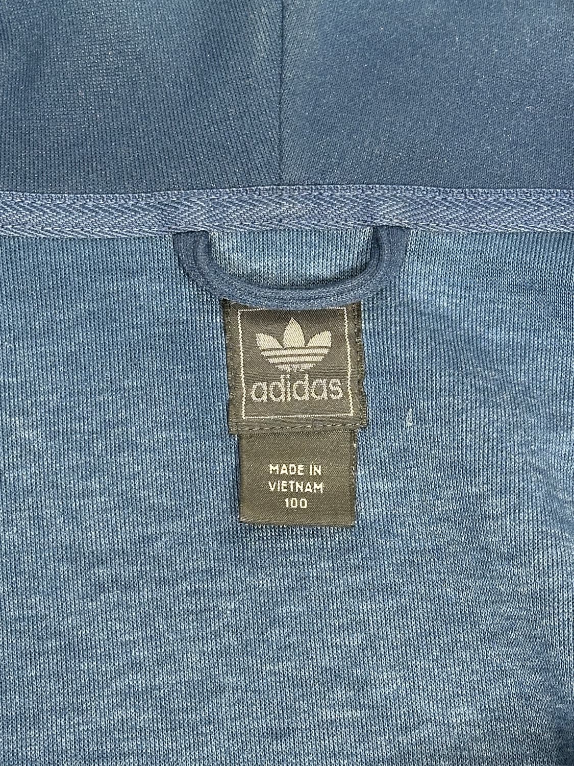 아디다스 네이비 블루 삼선 후드집업 100 상품이미지7