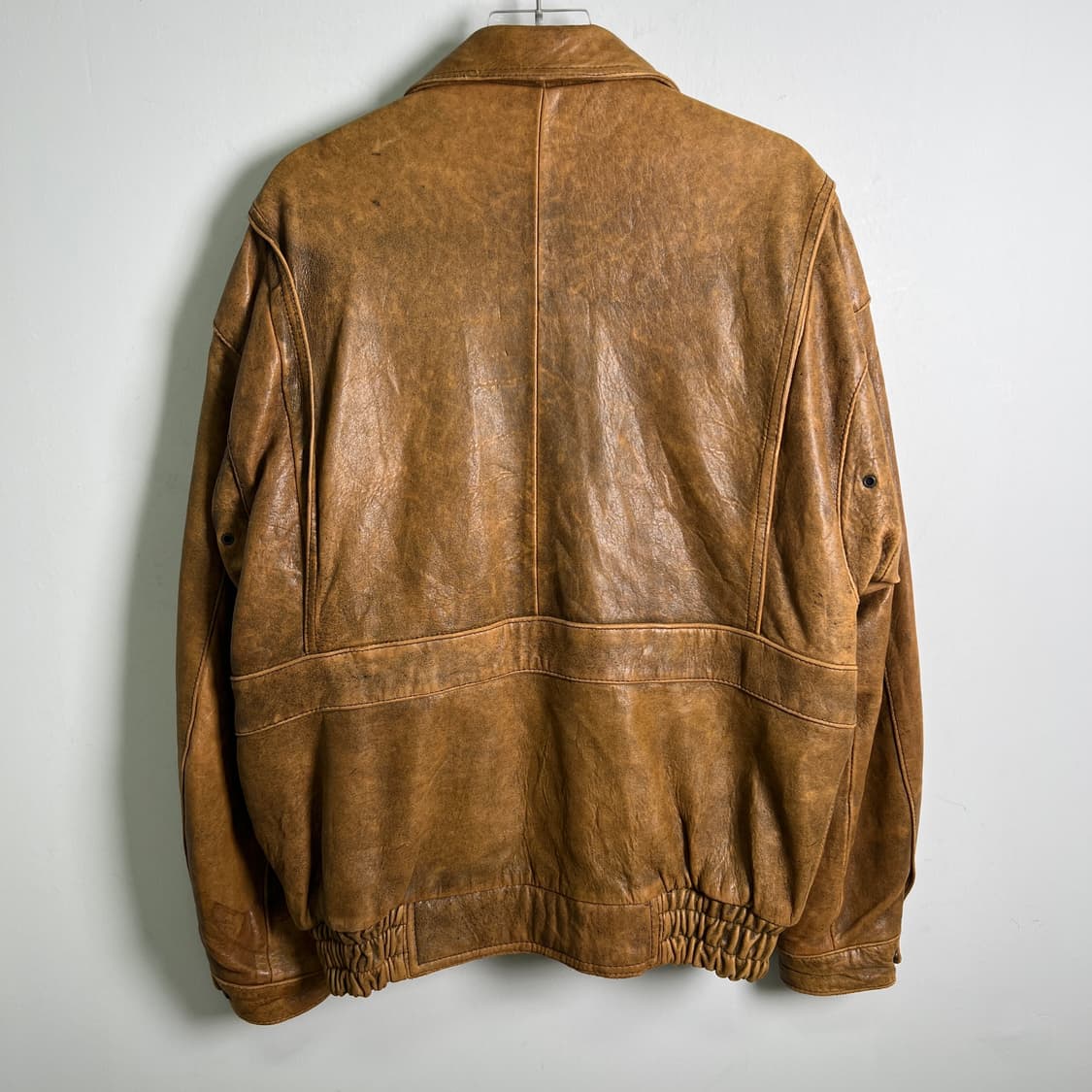 VTG 빈티지 양가죽 A-2 플라이트 자켓 L 상품이미지6