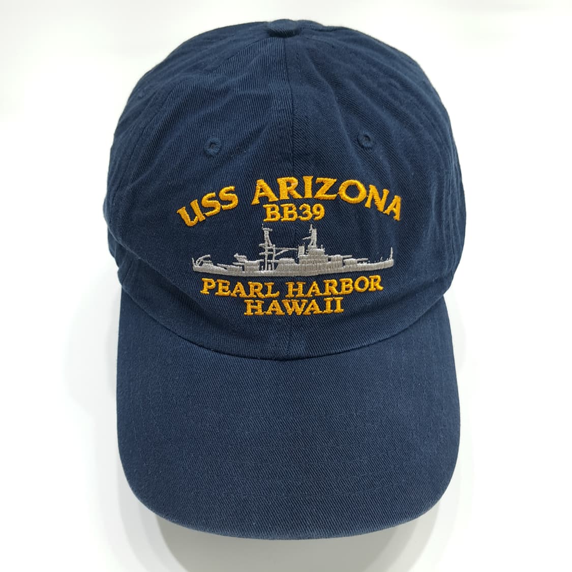 빈티지 USS Arizona 자수 네이비 볼캡 P1882 상품이미지3