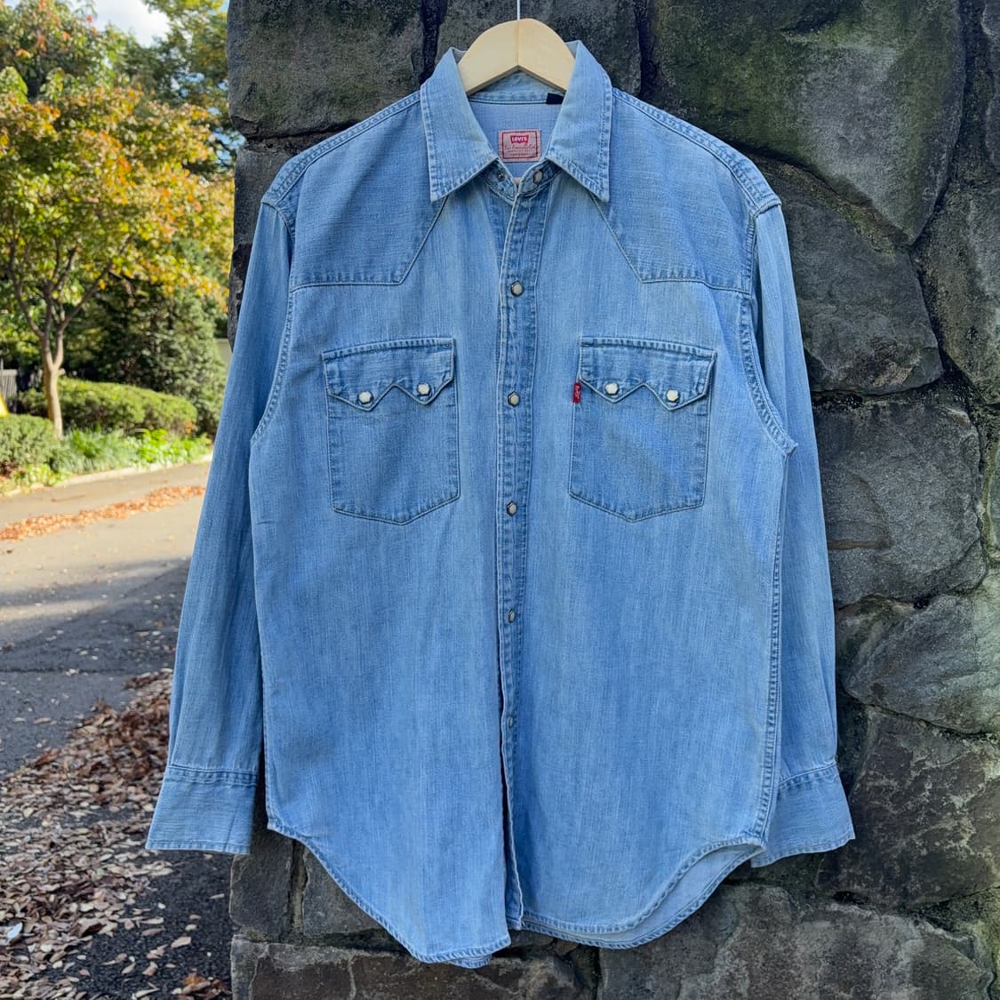 90s 리바이스 Levi’s 웨스턴 데님 셔츠 상품이미지1