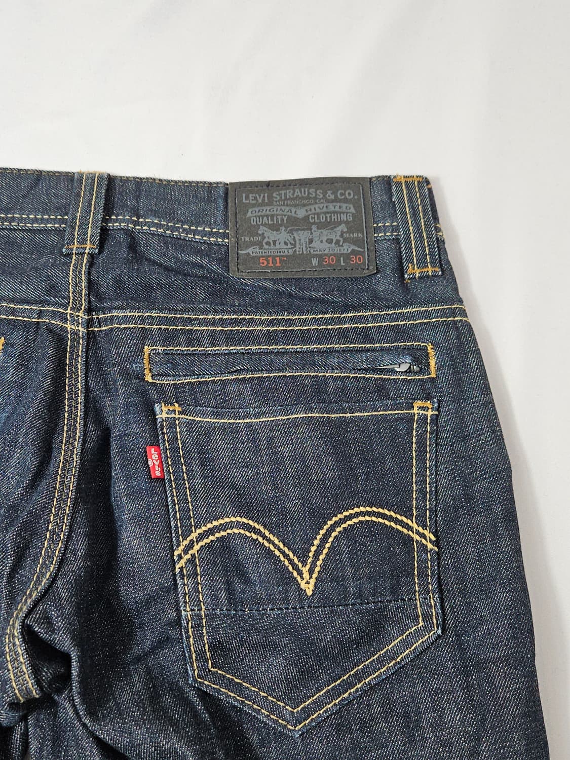 00s 리바이스 511 블랙탭 생지 데님팬츠 진 청바지 30 상품이미지3
