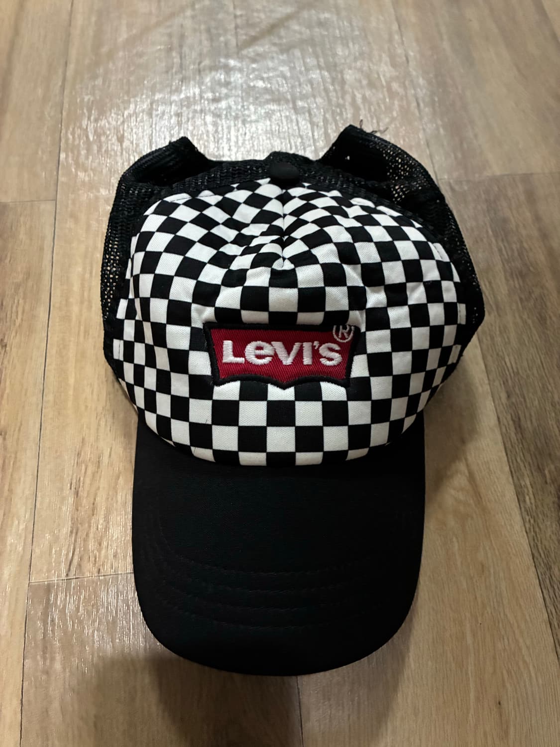 리바이스 체커보드 모자 상품이미지1