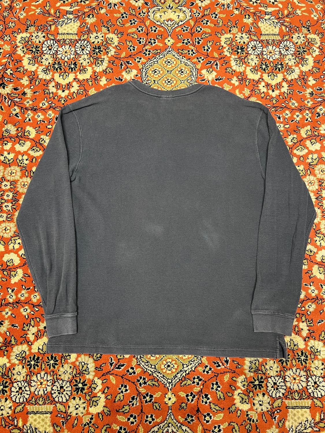 [L] Carhartt 칼하트 빈티지 차콜 헨리넥 상품이미지2